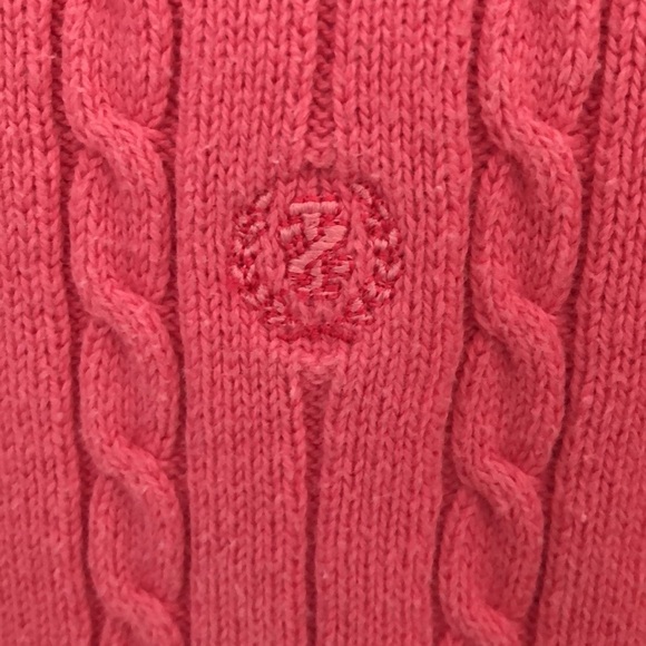 Izod pink cable knit sweater size extra large - Picture 2 of 6